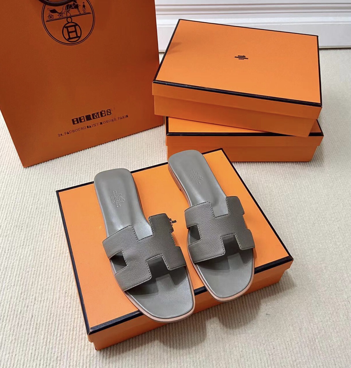 에르메스 올수공 오란 슬리퍼 샌들 스위프트 128